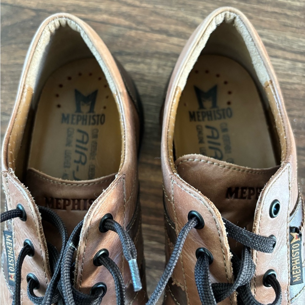 Mephisto Leather Bonito Man’s Lace Up Shoes
Air Jet Brown 11.5 - Picture 4 of 14